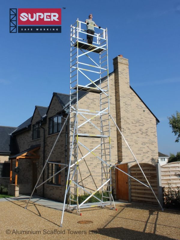 Classic 6.3m DIY Scaffold Tower With Platform Boards