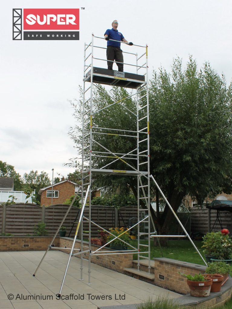 MDIY 6 Advanced Plus Scaffold Tower with 4 Telescopic Outriggers and