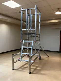 BS 8620 certified podium steps for safe low-height access