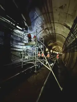 Industrial high-reach work on a commercial site with LOYAL