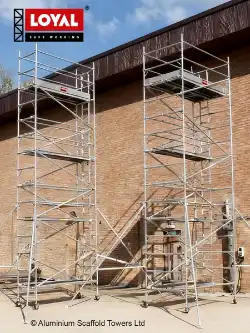 EN 1004 certified industrial aluminium scaffold towers for construction and commercial sites