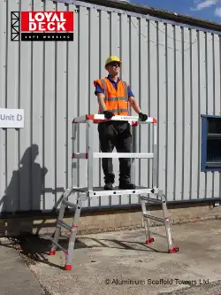 Low level access platforms for safe indoor and low-height working